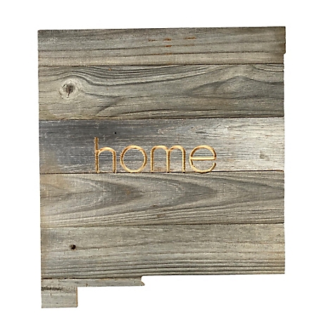 Barnwood USA Large Rustic Farmhouse Home State Reclaimed Wood Wall Sign, New Mexico