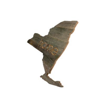 Image showing  Large Rustic Farmhouse Home State Reclaimed Wood Wall Sign, New York