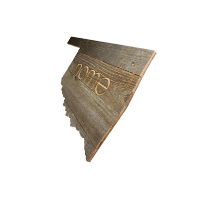 Image showing  Large Rustic Farmhouse Home State Reclaimed Wood Wall Sign, Oklahoma