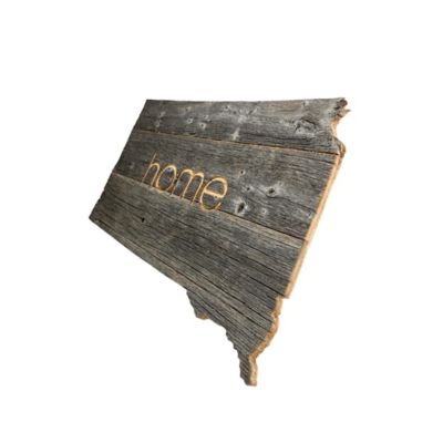 Image showing  Large Rustic Farmhouse Home State Reclaimed Wood Wall Sign, South Dakota