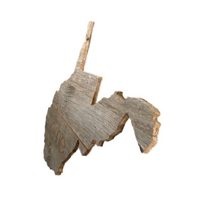 Image showing  Large Rustic Farmhouse Home State Reclaimed Wood Wall Sign, West Virginia
