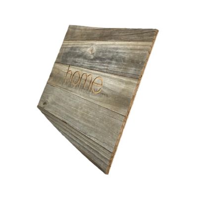 Image showing  Large Rustic Farmhouse Home State Reclaimed Wood Wall Sign, Wyoming