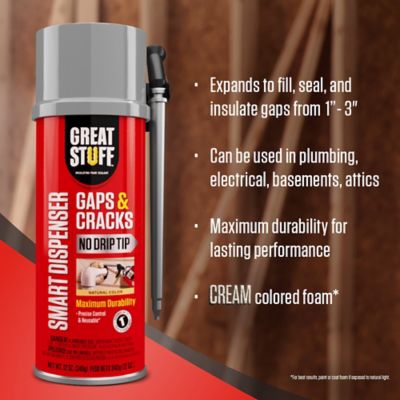 Image showing  12 oz. Smart Dispenser Gaps and Cracks Insulating Foam Sealant