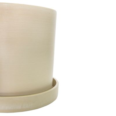 Image showing  Natural Fiber Upcycled Planter, 7 in., Cream