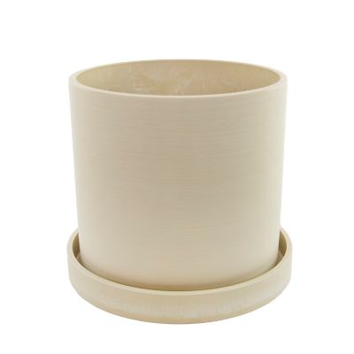 Image showing  Natural Fiber Upcycled Planter, 7 in., Cream