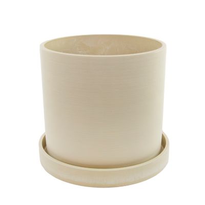 National Plant Network 5 in. Cream Upcycled Planter-1 Piece