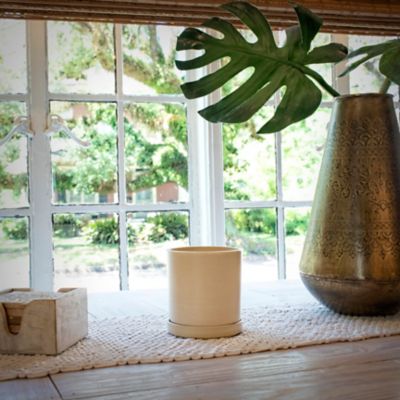 Image showing  5 in. Upcycled Cream Planter