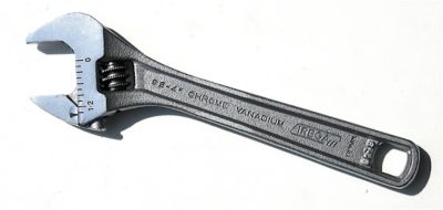 IREGA 4 in. Adjustable Wrench, IR924