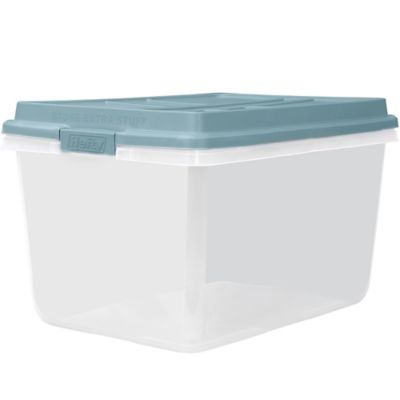 HEFTY 72 qt. Hi Rise Clear Bin Perfect containers!