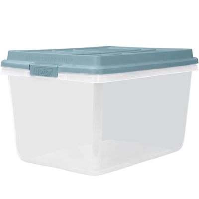 HEFTY 72 qt. Hi Rise Clear Bin