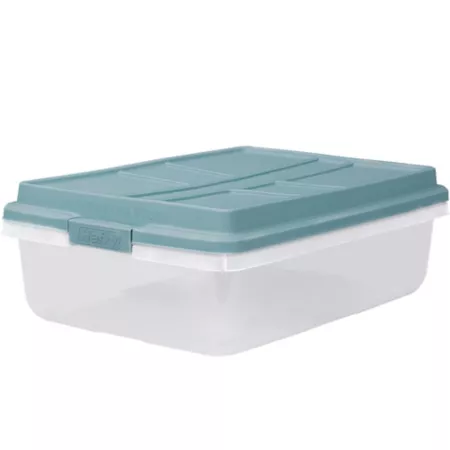 HEAVY 40 quarts Hi Rise Underbed Storage Bin Clear Storage Totes