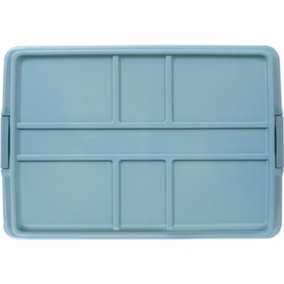 Image showing  40 qt. Hi Rise Under Bed Storage Bin, Clear