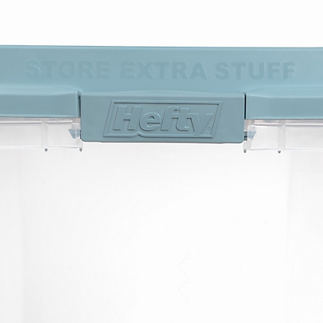 Hefty 63qt Hi-rise Underbed Clear Storage Box : Target