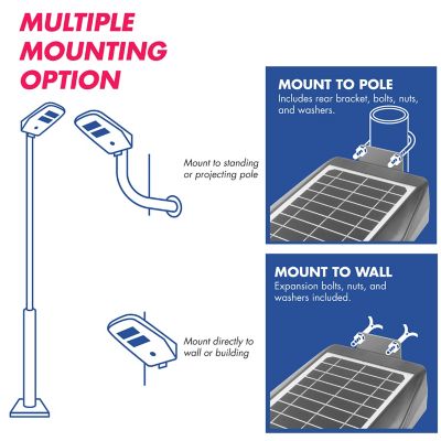 Image showing  2000 Lumen Solar Floodlight with Remote, 8590