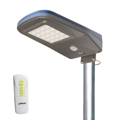 Wagan Tech 3000 Lumen Solar Floodlight with Remote, 8591