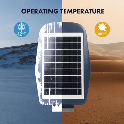 Image showing  3000 Lumen Solar Floodlight with Remote, 8591