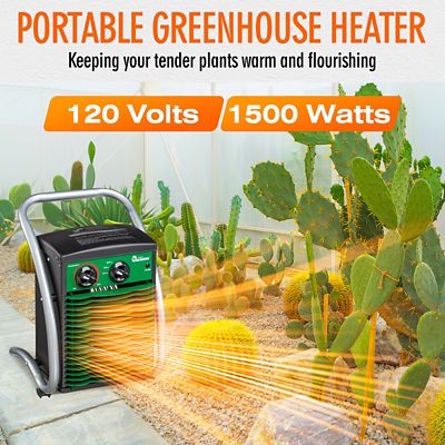 Image showing  Greenhouse Garage Workshop Infrared Heater, 1500 W, 120V