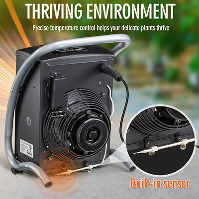 Image showing  Greenhouse Garage Workshop Infrared Heater, 1500 W, 120V