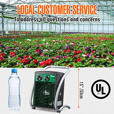 Image showing 6 th Dr. Infrared Heater Greenhouse Garage Workshop Infrared Heater, 1500 W, 120V