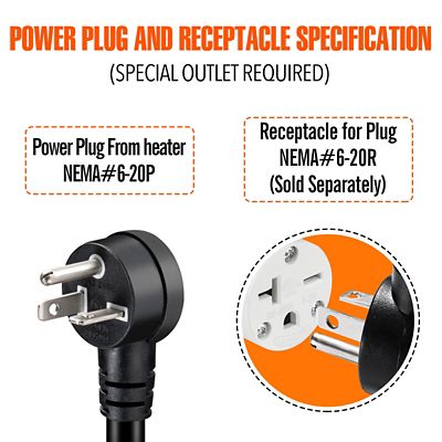 Image showing  Greenhouse Garage Workshop Infrared Heater, 3000 W, 240V