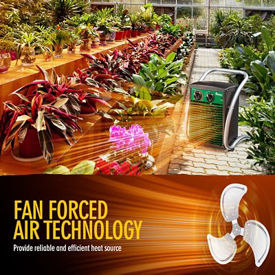 Image showing  Greenhouse Garage Workshop Infrared Heater, 3000 W, 240V