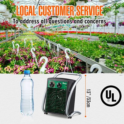 Image showing 7 th Dr. Infrared Heater Greenhouse Garage Workshop Infrared Heater, 3000 W, 240V