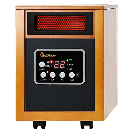 Dr. Infrared Heater Electric Portable Infrared Space Heater, 1500 Watt with Remote, DR-968