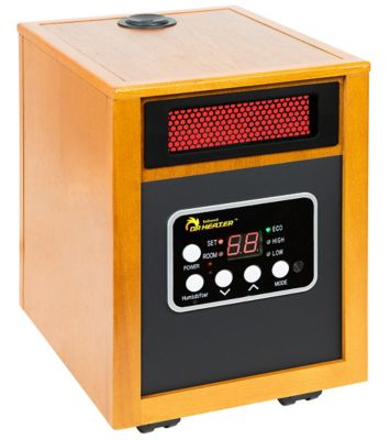 Image showing  Electric Portable Infrared Space Heater with Humidifier and Remote, 400 sq. ft., 5,200 BTU, 1,500W