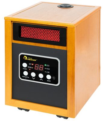 Image showing  Electric Portable Infrared Space Heater with Humidifier and Remote, 400 sq. ft., 5,200 BTU, 1,500W