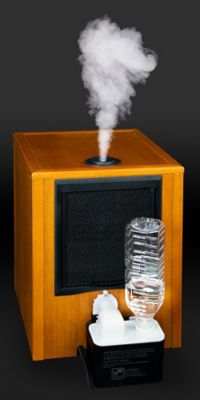 Image showing  Electric Portable Infrared Space Heater with Humidifier and Remote, 400 sq. ft., 5,200 BTU, 1,500W