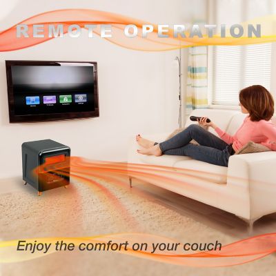 Image showing 7 th Dr. Infrared Heater Electric Dual Heating Hybrid Infrared Space Heater, 400 sq. ft., 5,200 BTU, 1,500W, Remote Control