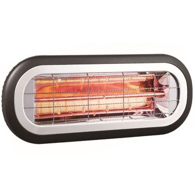 Dr. Infrared Heater Carbon Infrared Indoor/Outdoor Patio Heater, Wall Or Ceiling Mount, 1500W, Black, DR-222