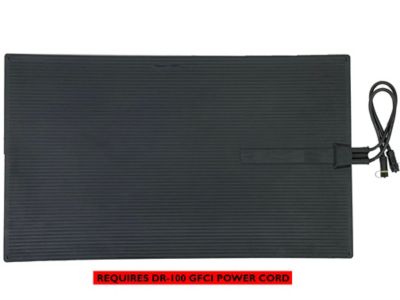 Dr. Infrared Heater Heated Rubber Snow & Ice Melting Mat, 300W, 40 x 23 in. (Mat Only Add-On), DR-009