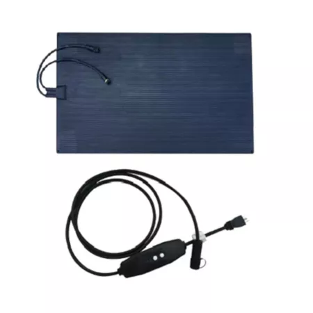 Dr Infrared Heater Heated Rubber Snow Melting Mat 300 Watt 40 in x 23 in 10 ft GFCI Cable Blue Snow & Ice Tools