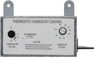 iLIVING Thermostat and Humidistat Control Box, ILG-001TH