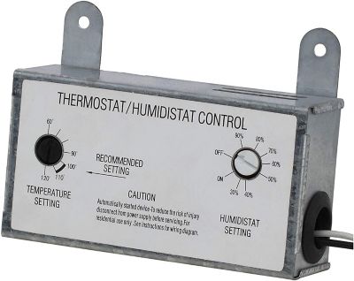 Image showing  Thermostat and Humidistat Control Box