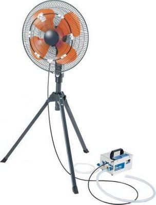 Image showing  Cooling System Fan Misting Kit with 0.15 Mm Anti-Drip Nozzles (Fan Not Included), ILG-250