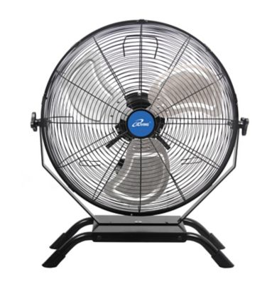 iLIVING 20 in. Wall Mount or Floor Stand 3-Speed Indoor or Outdoor Fan, Black, ILG8E20-15