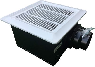 iLIVING Bathroom Ventilation Exhaust Dc Fan Adjustable Speed Selector, Smart Flow 50-110 Cfm, Energy Star, ILG8FV110