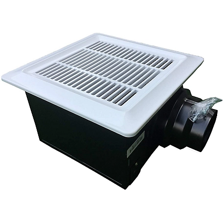iLIVING Bathroom Ventilation Exhaust Dc Fan Adjustable Speed Selector, Smart Flow 50-110 Cfm, Energy Star, ILG8FV110