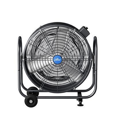 iLIVING 24 in. Bldc Air Circulator High Velocity Floor Fan, 115V, 265W, Grey (ILG8M24-70EC)