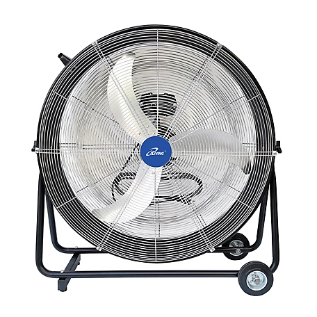 iLIVING 30 in. High Velocity Drum Fan Industrial, Commercial, Residential Air Circulator, 3-Speed Control, 8300 CFM, ILG8MF30-83