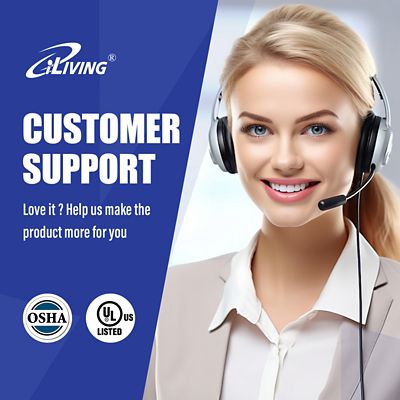 Image showing 6 th iLIVING 30 in. Pedestal Oscillating Fan - Shop, Greenhouse, Patio - 120V 1.65A 8400 Cfm, ILG8P31-93