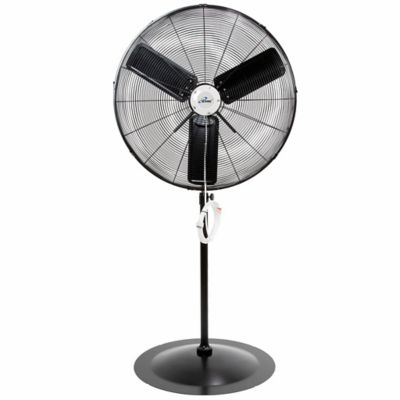 iLIVING 30 in. Pedestal Outdoor Oscillating Fan with Misting Kit - Shop, Greenhouse, Patio - 120V 1.8A 8400 Cfm, ILG8P30M