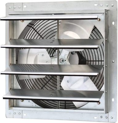 iLIVING 16 in. Variable Speed Shutter Exhaust Fan, Wall-Mounted, ILG8SF16V