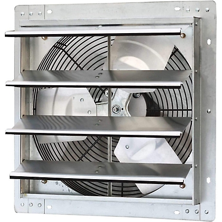 iLIVING 16 in. Variable Speed Shutter Exhaust Fan, Wall-Mounted, ILG8SF16V