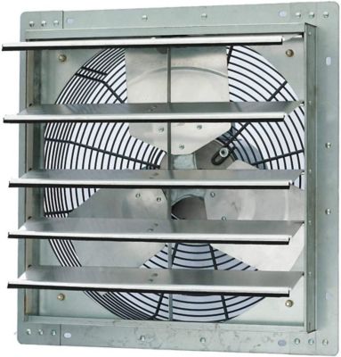 iLIVING 18 in. Single Speed Shutter Exhaust Fan, Wall-Mounted, ILG8SF18S