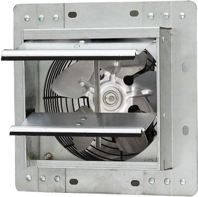 iLIVING 7 in. Variable Speed Shutter Exhaust Fan Crawl Space Ventilator, Wall-Mounted, ILG8SF7V