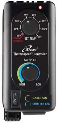 iLIVING Exhaust Fan Thermospeed Controller, ILG8SFST