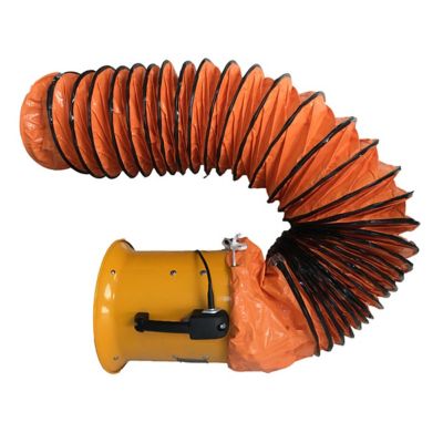 iLIVING Flexible Ducting Hose, 12 in. x 25 ft., Orange, ILG8VF12-5